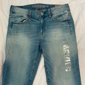 AE Antique Waves Low Rise Jeggings